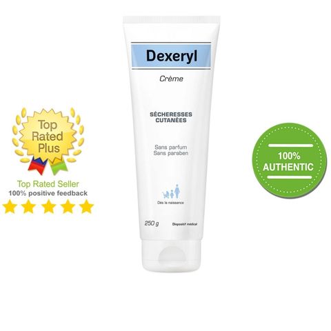Kem Nẻ Dexeryl Crème 250g - Kem Dưỡng Ẩm Chống Nứt Nẻ, Hỗ Trợ Chàm Sữa cho Trẻ Sơ Sinh và Người Lớn - Sản Phẩm Pháp Chính Hãng