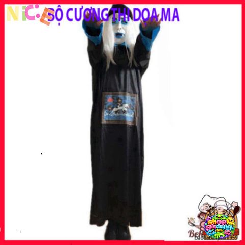 Bộ Trang Phục Hóa Trang Cương Thi Halloween Cho Người Lớn - Thú Vị và Độc Đáo, Thích Hợp Cho Tiệc Hóa Trang, Cosplay