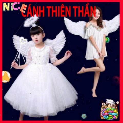 Cánh Lông Vũ Trẻ Em Sang Trọng - Phụ Kiện Tiệc Tùng, Hóa Trang, Sinh Nhật - Đạo Cụ Biểu Diễn Nghệ Thuật