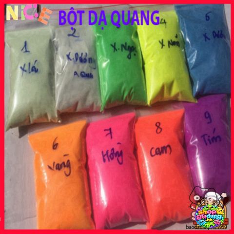 Bột Dạ Quang 100g - Sáng Tạo Rực Rỡ và Độc Đáo, Phát Sáng Trong Bóng Tối, Trang Trí Nghệ Thuật Từ 6-8 Tiếng, Độ Bền Đến 10 Năm