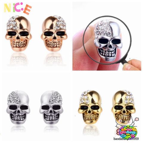 Bông tai đá pha lê Gothic - Trang sức vintage độc đáo và cá tính cho phong cách thời trang nổi bật