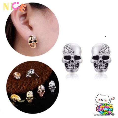 Bông tai đá pha lê Gothic - Trang sức vintage độc đáo và cá tính cho phong cách thời trang nổi bật