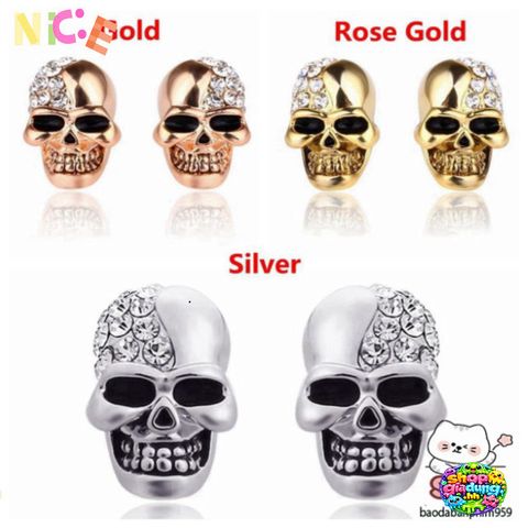 Bông tai đá pha lê Gothic - Trang sức vintage độc đáo và cá tính cho phong cách thời trang nổi bật