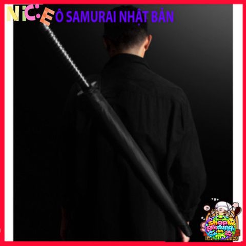 Ô Dù Katana Nam Samurai Đen - Phong Cách Nhật Bản Chống Nắng Chống Mưa - Phụ Kiện Thời Trang Sang Trọng và Thời Thượng