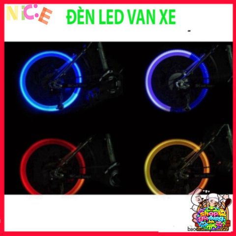 Đèn Led Van Xe Phát Sáng - Đèn Gắn Xe Đạp, Xe Máy, Ô Tô Chống Nước, Tiết Kiệm Năng Lượng - Đồ Chơi Phong Cách Cho Dân Kham Phá