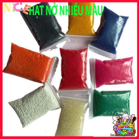 Bộ 75.000 Hạt Nước Nở Mềm Mại Đủ Màu + Slime Cao Cấp 500ML - An Toàn, Thú Vị Cho Trẻ Em Và Hoạt Động Nghệ Thuật