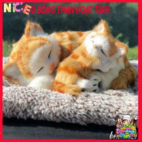 Thú Bông Than Hoạt Tính Khử Mùi - Lọc Không Khí Dễ Thương Cho Xe Ô Tô và Không Gian Sống, Bảo Đảm Sức Khỏe