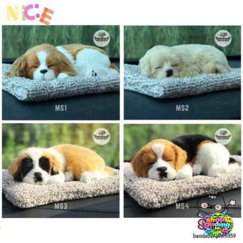 Khử Mùi và Trang Trí Ô Tô - Bông Gấu Chó Dễ Thương 28x21cm, Công Nghệ NANO Than Hoạt Tính, Quà Tặng Cho Người Yêu Thú Cưng