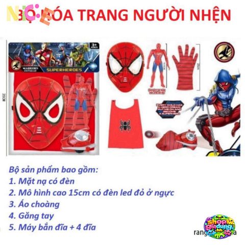 Áo Choàng Siêu Anh Hùng Avenger Kèm Phụ Kiện - Giải Trí Hóa Trang Thế Giới Siêu Anh Hùng Cho Trẻ Em 3 Tuổi Trở Lên