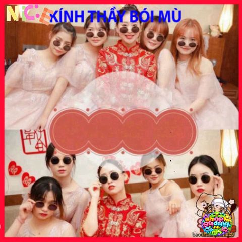 Kính Mát Thầy Tướng 305 - Phong Cách Trung Hoa Cổ Trang Chống UV400 Cho Tết và Ảnh Cưới, Phụ Kiện Thời Trang Nữ