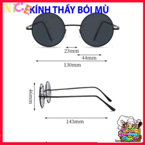 Kính Mát Thầy Tướng 305 - Phong Cách Trung Hoa Cổ Trang Chống UV400 Cho Tết và Ảnh Cưới, Phụ Kiện Thời Trang Nữ