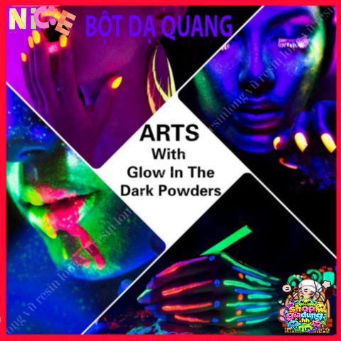 Bộ 12 Bột Dạ Quang Resin Phát Sáng - Sáng Tạo Nghệ Thuật, Trang Sức Đẹp Mắt, Phù Hợp Sơn Móng Tay và Chế Tác DIY