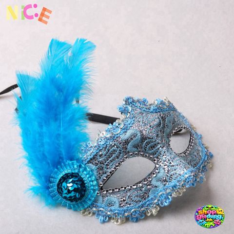 Mặt Nạ Hóa Trang Lông Vũ Độc Đáo Cao Cấp Cho Phụ Nữ - Phụ Kiện Thời Trang Đặc Biệt, Có Đèn và Không Có Đèn