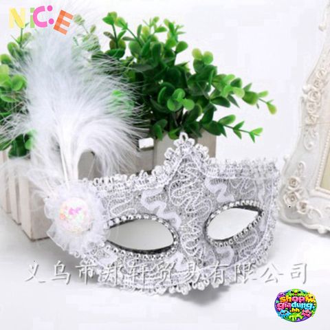 Mặt Nạ Hóa Trang Lông Vũ Độc Đáo Cao Cấp Cho Phụ Nữ - Phụ Kiện Thời Trang Đặc Biệt, Có Đèn và Không Có Đèn