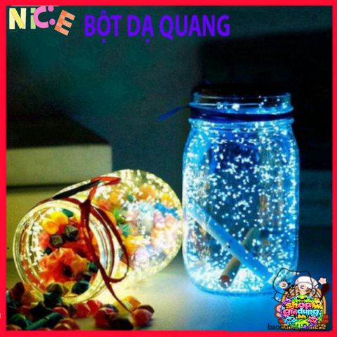 Bột Màu Huỳnh Quang 10g - Sáng Tạo Nghệ Thuật Đa Năng, Thân Thiện Môi Trường, Trang Trí Độc Đáo Từ Giấy Đến Gỗ