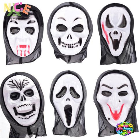 Mặt Nạ Halloween Pkyeg Scream - Phụ Kiện Tiệc Ma Quái Unisex - Trang Trí Dịp Lễ Halloween Đ độc Đáo