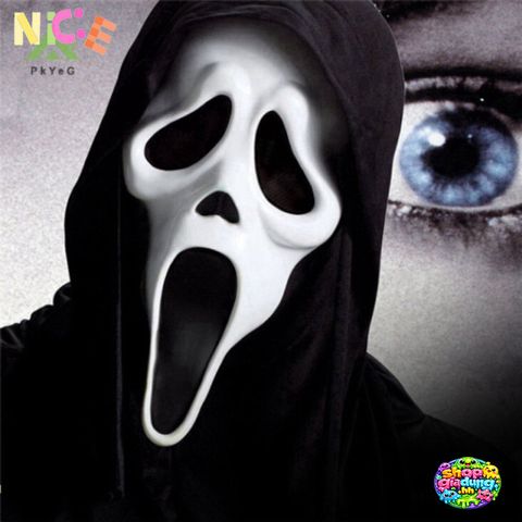 Mặt Nạ Halloween Pkyeg Scream - Phụ Kiện Tiệc Ma Quái Unisex - Trang Trí Dịp Lễ Halloween Đ độc Đáo