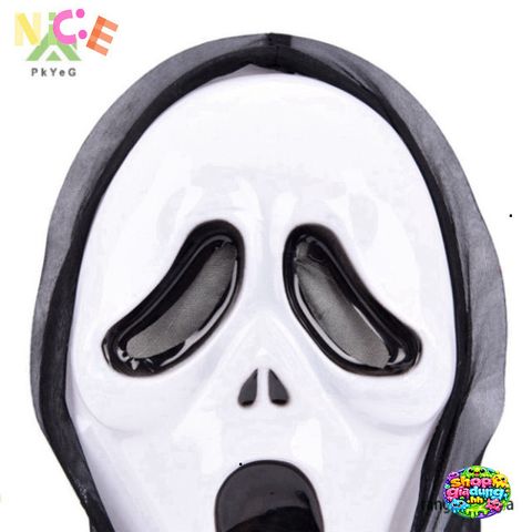 Mặt Nạ Halloween Pkyeg Scream - Phụ Kiện Tiệc Ma Quái Unisex - Trang Trí Dịp Lễ Halloween Đ độc Đáo