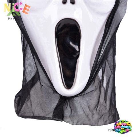 Mặt Nạ Halloween Pkyeg Scream - Phụ Kiện Tiệc Ma Quái Unisex - Trang Trí Dịp Lễ Halloween Đ độc Đáo