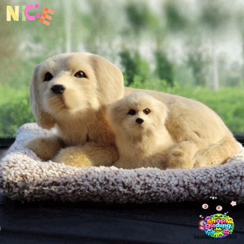 Thú Bông Khử Mùi Than Hoạt Tính Chú Cún Dễ Thương - Phụ Kiện Ô Tô Hút Ẩm, Kháng Mùi Hiệu Quả, Trang Trí Xe Sáng Tạo