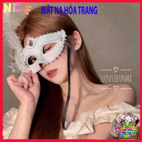 Mặt Nạ Tiệc Lông Vũ Độc Đáo - Phụ Kiện Thời Trang Tết Trung Thu, Halloween, Dự Tiệc - Kiểu Dáng Sáng Tạo và Thú Vị