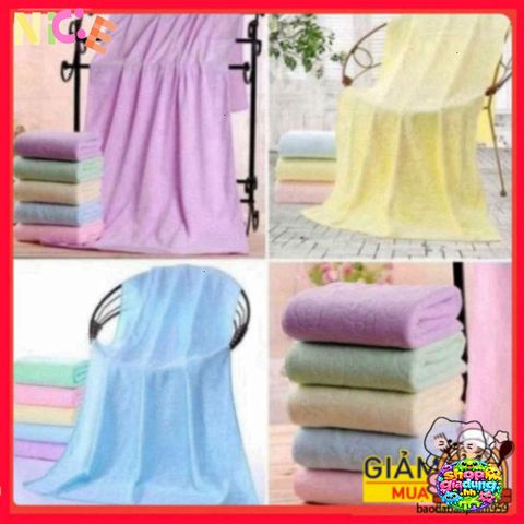 Khăn Tắm Nhật Bản Microfiber 140x70cm - Kháng Khuẩn, Thấm Hút Nhanh, Màu Sắc Đa Dạng - Sản Phẩm Chăm Sóc Bản Thân Tuyệt Vời