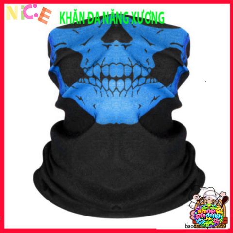 Khăn Ống Phượt Đầu Lâu Skull - Phụ Kiện Thời Trang Cho Tín Đồ Phiêu Lưu - Bandana Độc Đáo, Giữ Ấm và Bảo Vệ Trong Các Chuyến Đi