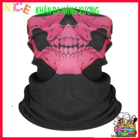 Khăn Ống Phượt Đầu Lâu Skull - Phụ Kiện Thời Trang Cho Tín Đồ Phiêu Lưu - Bandana Độc Đáo, Giữ Ấm và Bảo Vệ Trong Các Chuyến Đi