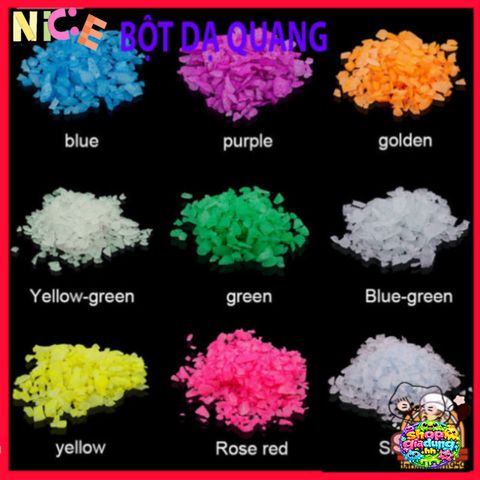Bột Màu Huỳnh Quang 10g - Sáng Tạo Nghệ Thuật Đa Sắc Cho Giấy, Gốm, Gỗ, và DIY - Bột Dạ Quang Chất Lượng Cao