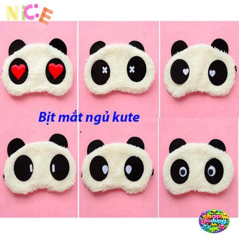 Bịt Mắt Ngủ Dễ Thương KUTE - Bông Mềm Mịn Giúp Ngủ Ngon, Phụ Kiện Chăm Sóc Giấc Ngủ Cho Người Yêu Thích Thư Giãn