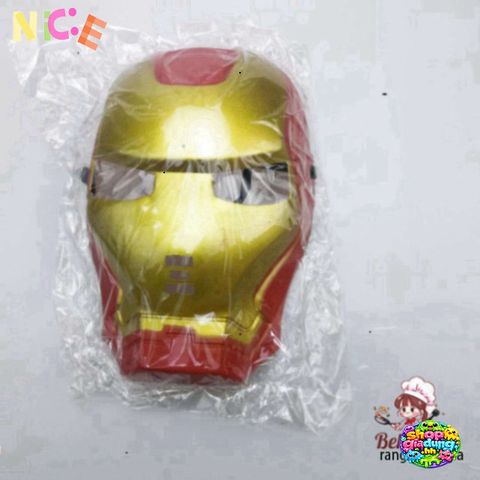 Mặt Nạ Siêu Anh Hùng LED Chất Liệu An Toàn - Cosplay Spider-Man, Batman, Superman, Captain America - Đồ Hóa Trang Halloween Trẻ Em