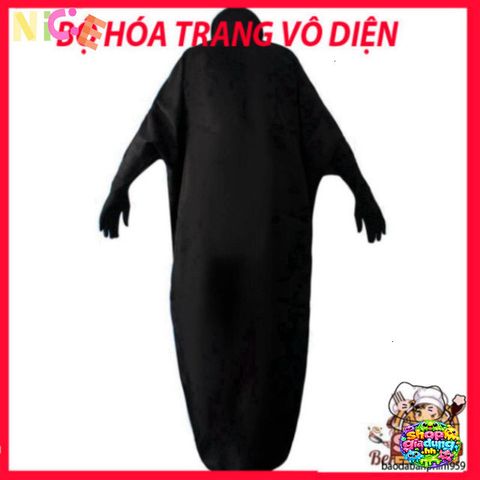 Bộ Đồ Cosplay Vô Diện Đen - Áo Choàng & Mặt Nạ Gid Mạch Kiki Spirited Away - Thời Trang Hóa Trang Độc Đáo cho Sự Kiện Anime