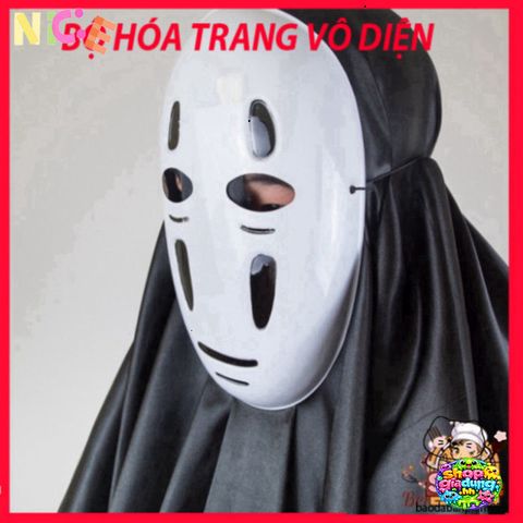 Bộ Đồ Cosplay Vô Diện Đen - Áo Choàng & Mặt Nạ Gid Mạch Kiki Spirited Away - Thời Trang Hóa Trang Độc Đáo cho Sự Kiện Anime