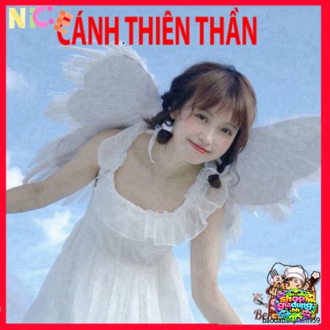 Bộ Cánh Lông Vũ Dễ Thương Cho Bé - Trang Phục Nhập Vai Lễ Hội, Đồ Chơi Giáng Sinh và Hóa Trang An Toàn, Đa Dạng Màu Sắc
