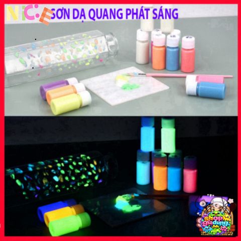 Sơn Dạ Quang 20g Acrylic Đa Sắc - Tạo Hiệu Ứng Ánh Sáng Đêm Cho Nghệ Thuật, DIY, Trang Trí Độc Đáo