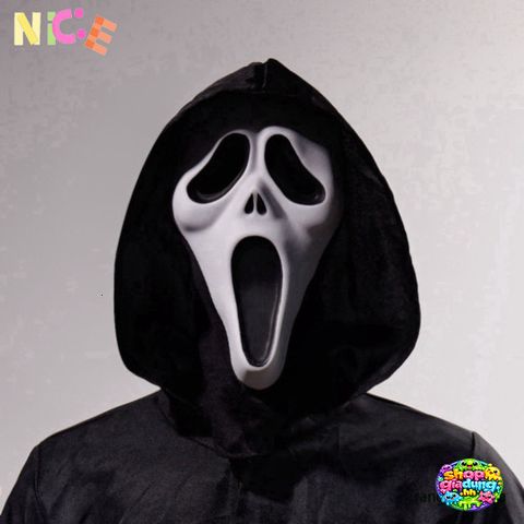 Mặt nạ Ghostface La hét Kinh dị - Đồ trang trí Halloween Cosplay cho bữa tiệc hóa trang và sự kiện đặc biệt
