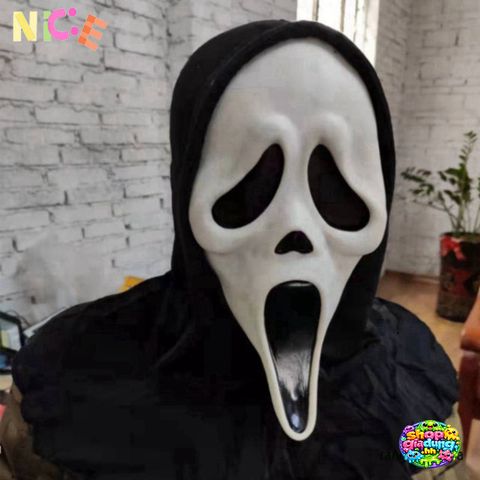Mặt nạ Ghostface La hét Kinh dị - Đồ trang trí Halloween Cosplay cho bữa tiệc hóa trang và sự kiện đặc biệt