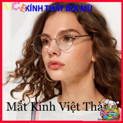 Kính Gọng Tròn GT01 - Kính Thời Trang Hiện Đại Cho Giới Trẻ, Phong Cách Năng Động và Độc Đáo, Có Thể Thay Tròng Kính