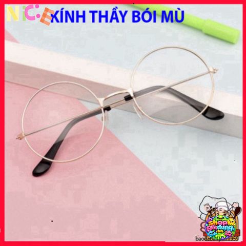 Kính Gọng Tròn GT01 - Kính Thời Trang Hiện Đại Cho Giới Trẻ, Phong Cách Năng Động và Độc Đáo, Có Thể Thay Tròng Kính
