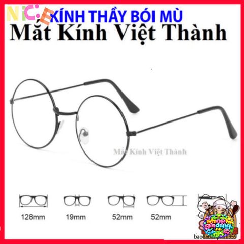 Kính Gọng Tròn GT01 - Kính Thời Trang Hiện Đại Cho Giới Trẻ, Phong Cách Năng Động và Độc Đáo, Có Thể Thay Tròng Kính