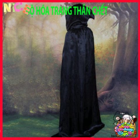 Trang Phục Thần Chết Halloween Độc Đáo Cho Nam Nữ - Bộ Costume Ma Quái Để Trở Thành Tâm Điểm Bữa Tiệc Halloween