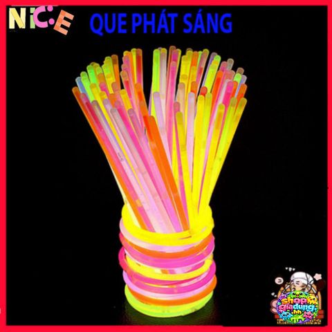 Bộ 100 Que Phát Sáng Dạ Quang Với 100 Đầu Nối - Vòng Đeo Tay Nhiều Màu Sắc Vui Nhộn Cho Tiệc Tối và Hoạt Động Ngoài Trời