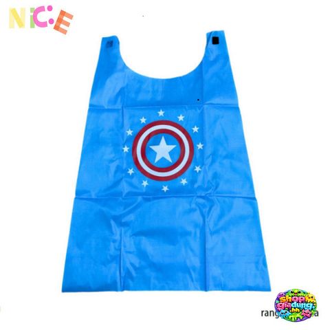 Áo Choàng Captain America Trẻ Em - Bộ Hóa Trang Siêu Anh Hùng An Toàn Tạo Hóa Độc Đáo Cho Bé, Phụ Kiện Halloween và Sinh Nhật