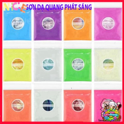 Bột Dạ Quang Siêu Sáng 10g - Tạo Hiệu Ứng Ánh Sáng Độc Đáo Trong Bóng Tối - Trang Trí Không Gian, Nghệ Thuật Sáng Tạo