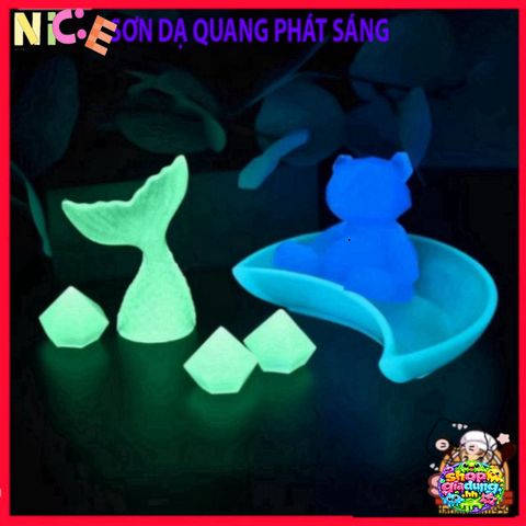 Bột Dạ Quang Siêu Sáng 10g - Tạo Hiệu Ứng Ánh Sáng Độc Đáo Trong Bóng Tối - Trang Trí Không Gian, Nghệ Thuật Sáng Tạo