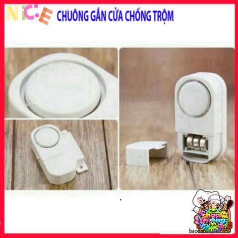Chuông Báo Động An Ninh Thông Minh - Bảo Vệ Nhà Ở, Phát Hiện Kẻ Lạ Mở Cửa, Âm Thanh 105dB, Dễ Dàng Lắp Đặt, Giải Pháp An Toàn Cho Gia Đình