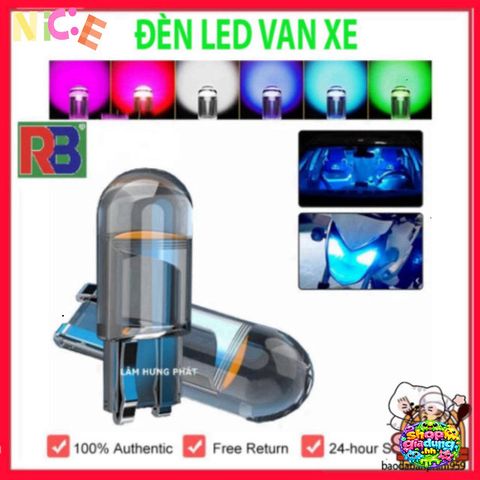 Đèn LED T10 Rực Rỡ Cho Ô Tô, Xe Máy - Chiếu Sáng Đa Dạng Màu Sắc, Tiết Kiệm Năng Lượng và Hiện Đại