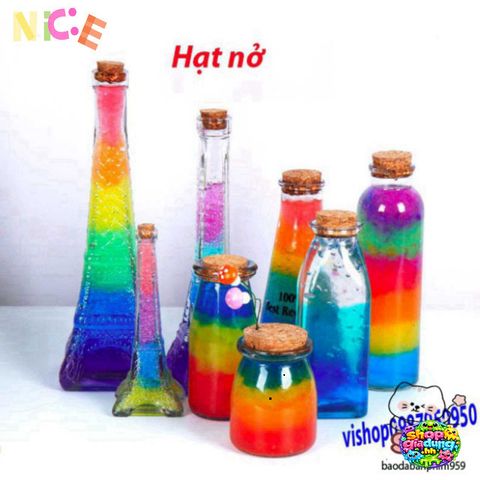 Hạt Nở Khổng Lồ 100g - Nguyên Liệu Sáng Tạo Đồ Trang Trí và Làm Slime - Đồ Chơi Nghệ Thuật Dành Cho Trẻ Em