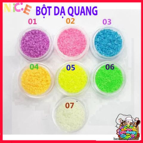 Bột Dạ Quang Sáng Rực - Bột Acrylic Màu Sắc Dạ Quang Cho Bộ Móng Đẹp Mắt Trong Tối - Phụ Kiện Làm Đẹp Dành Cho Tiệc Hóa Trang