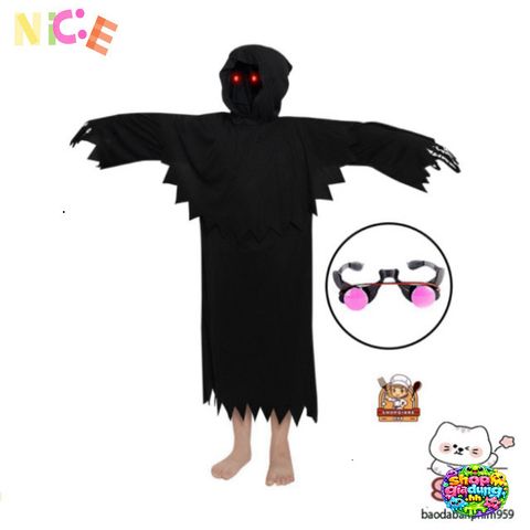Trang Phục Thần Chết Halloween Cho Người Lớn - Bộ Áo Dài, Găng Tay, Mặt Nạ Chùm Đầu - Phong Cách Bí Ẩn, Hấp Dẫn 1.65m-1.8m